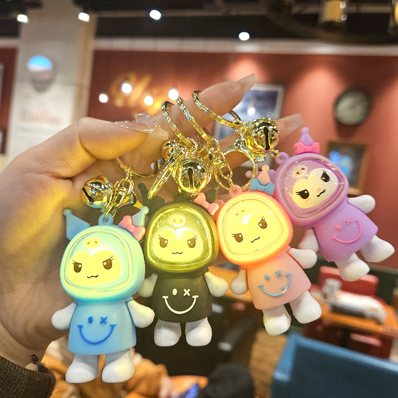 Cute Luminous Kulomi Keychain Luminous Car Key Chain Doll Push Blind Box Small Gift Bag Pendant Cute Luminous Kulomi Keychain Luminous Car Key Chain Doll Push Blind Box Small Gift Bag Pendant