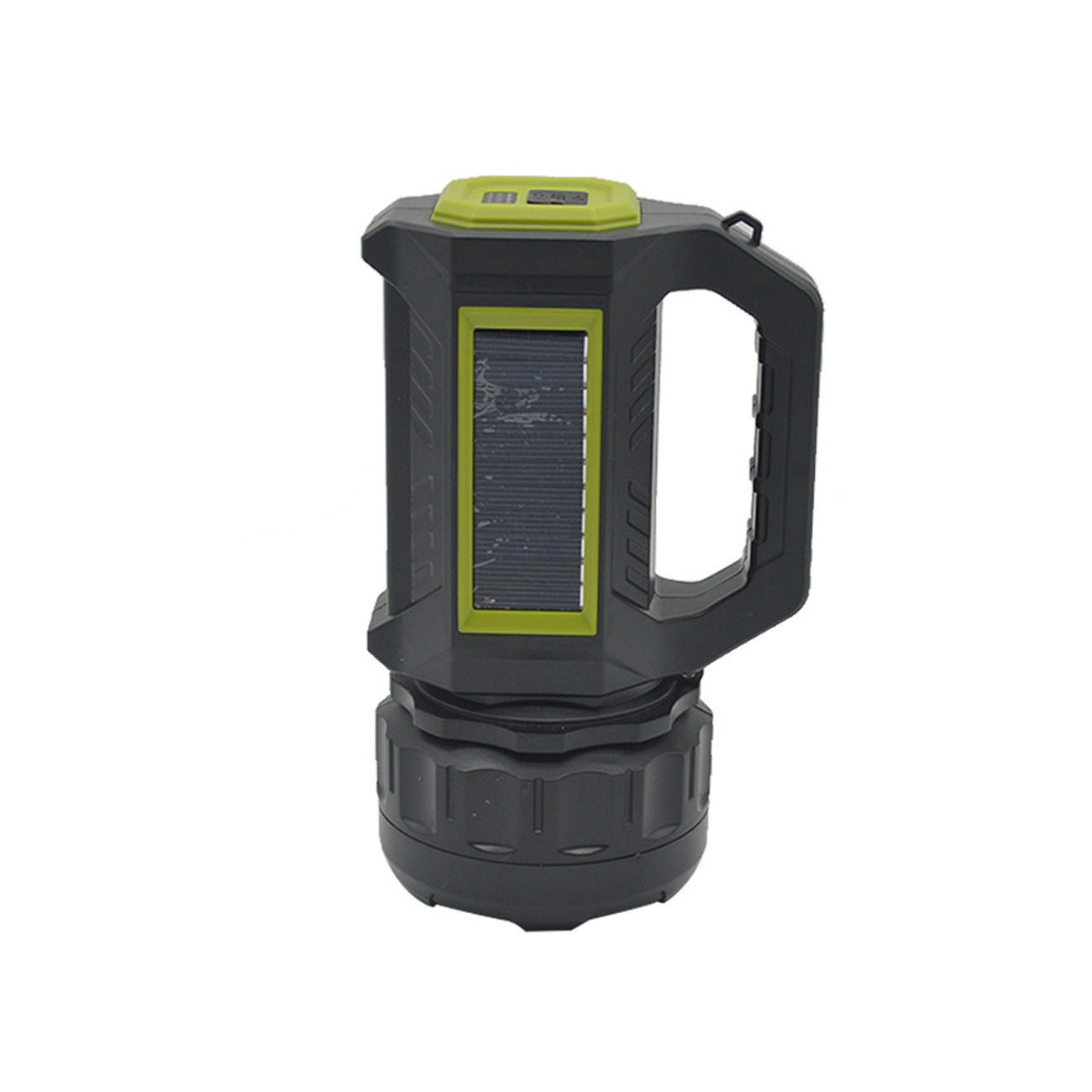 Lintera solar multifuncional con luz lateral de trabajo COB luz de luz intensa al aire libre luz de detección USB luz de advertencia blanca roja