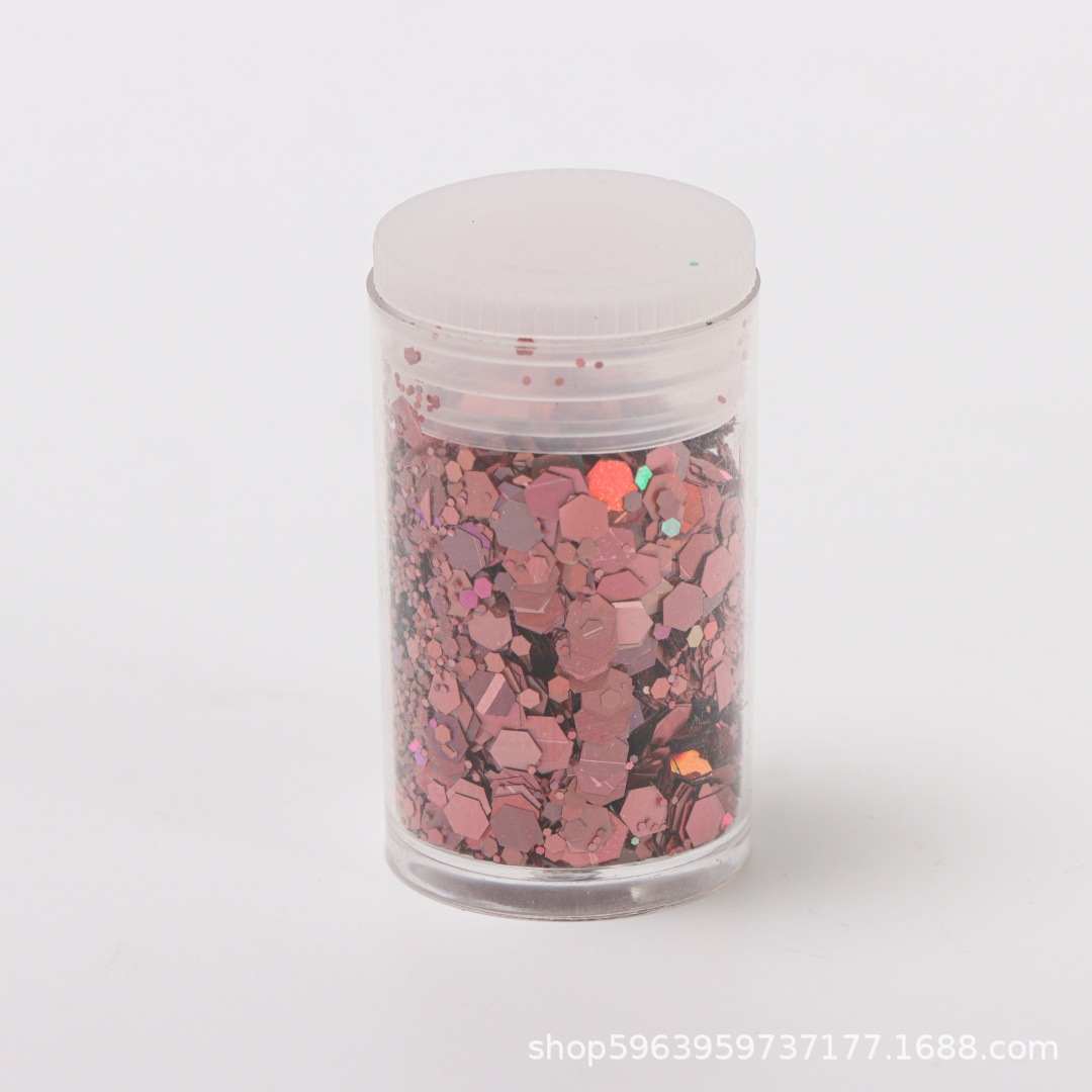 Mayorista 5g / botella resistente a altas temperaturas polvo de cebolla dorada polvo brillante brillante joyería de uñas hecha a mano DIY material especial