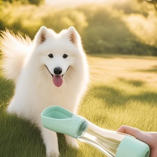 Pet Supplies Dog Kettle Portable Walking Cup Dog Walking Water Bottle Pet Dog Going Out Water Cup Water Food Integrated