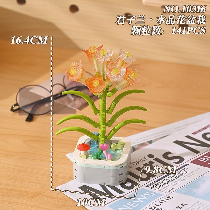 Compatible con insectos, alta vida marina, flores, plantas, bloques de construcción, plantas en maceta, puzzle, juguetes, joyas, adornos