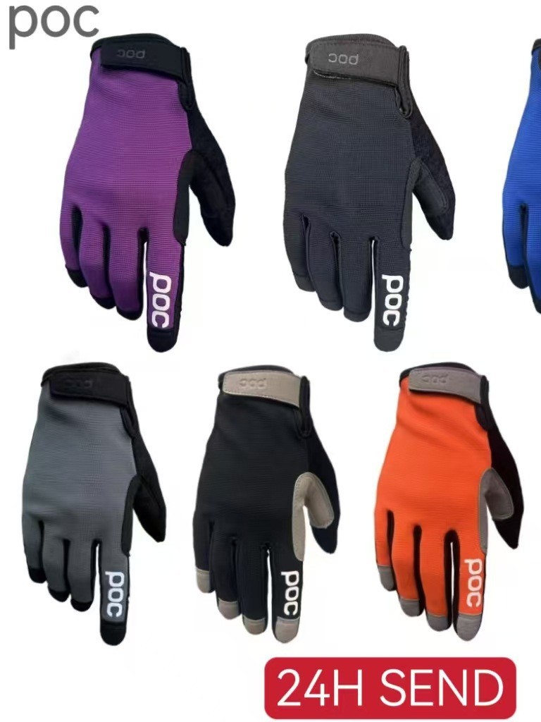 Poco ciclismo guantes de cuatro estaciones 15 colores pantalla táctil respirable descenso rápido calles guantes enduro modelo Essentia