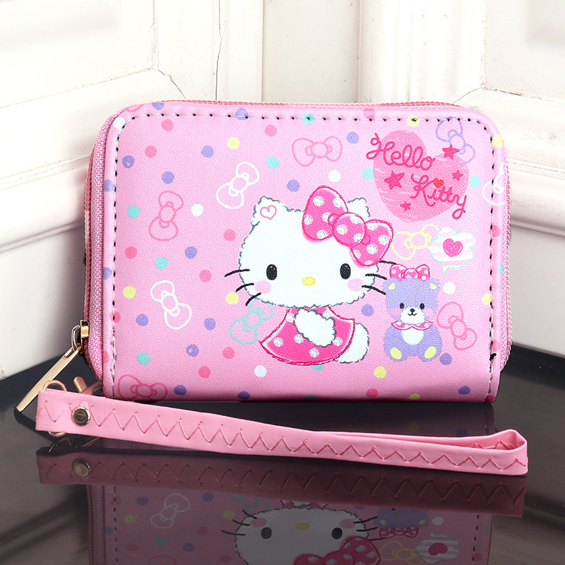 Hellokitty billetera Hello Kitty nuevo monedero con posición de tarjeta