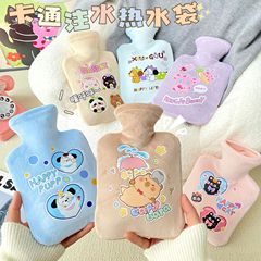 かわいいウサギの子犬の暖かい手袋は環境保護の内胆を厚くして、布のカバーを取り外して水の湯たんぽの湯たんぽの卸売りをします。