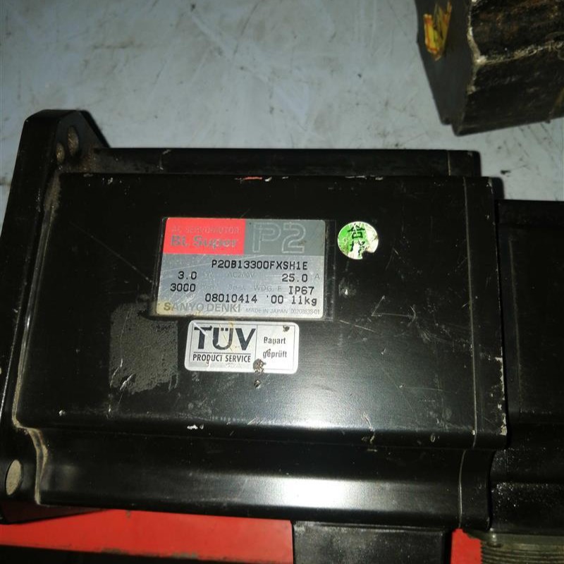 拆机件三洋伺服电机P20B13400HXSH5E销售维修 包好用
