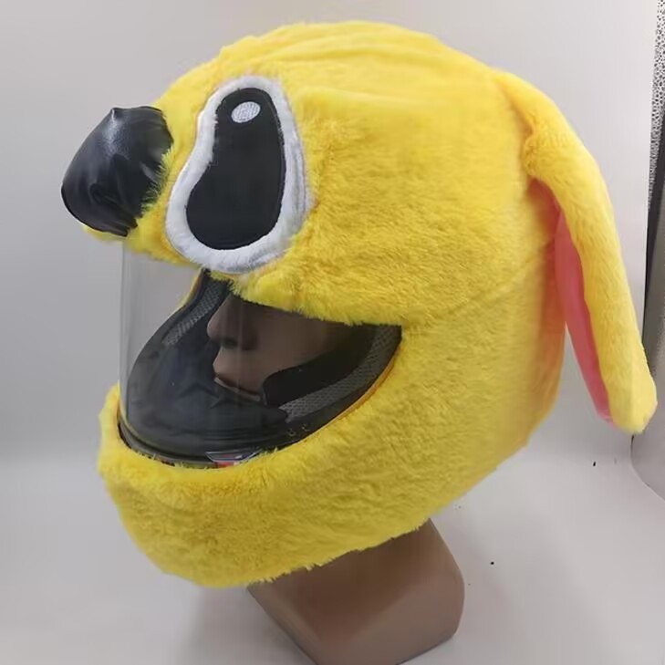 Motorcycle Helmet Cover Cartoon Doll