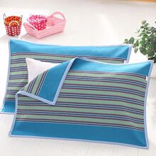 老粗布枕巾加厚加大单人枕巾夏季透气吸汗成人枕头巾跨境工厂货源