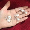 Advanced earrings from pearl, retro ear clips, high-end, light luxury style, no pierced ears