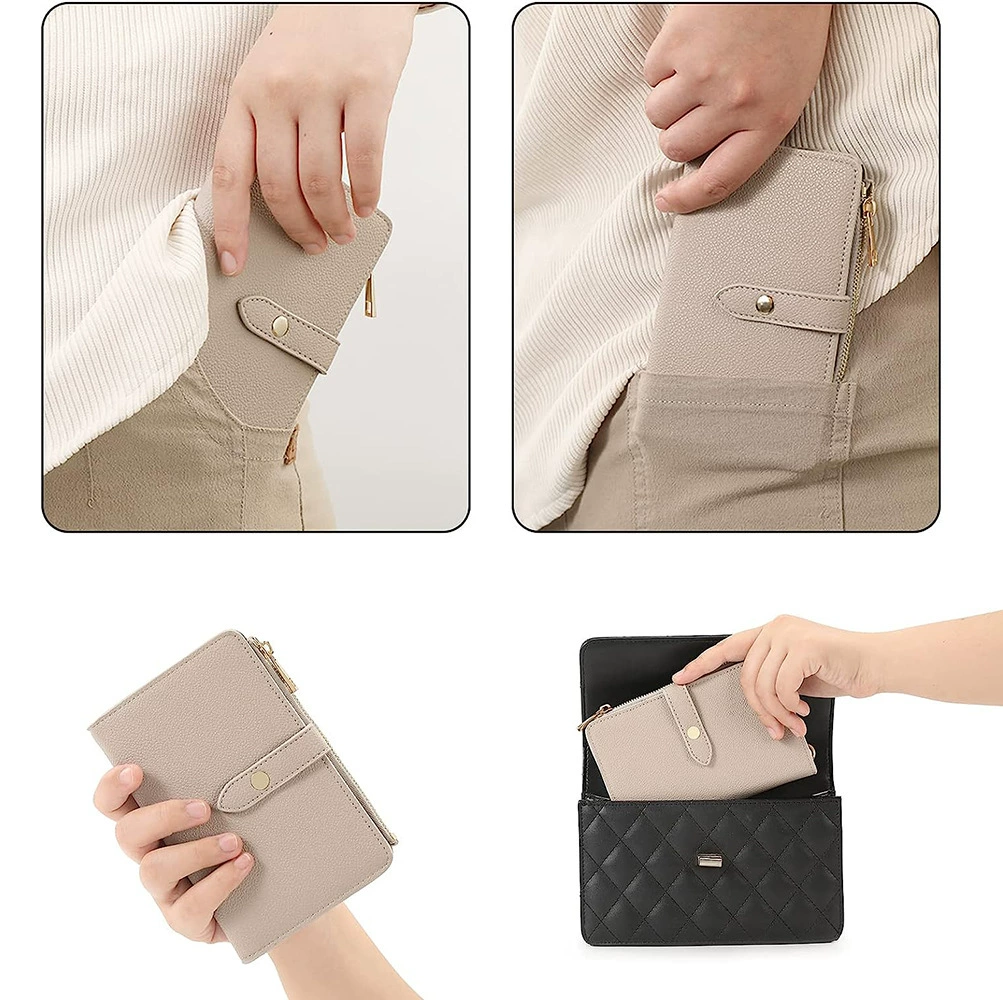 Polyurethane waterproof handheld passport bag for traveling, storage bag, Amazon