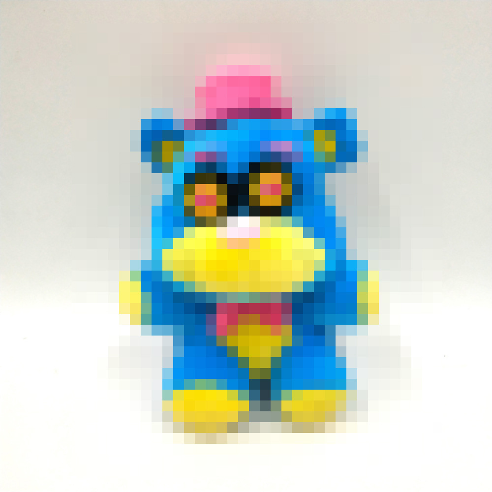 Blue bear / 18cm