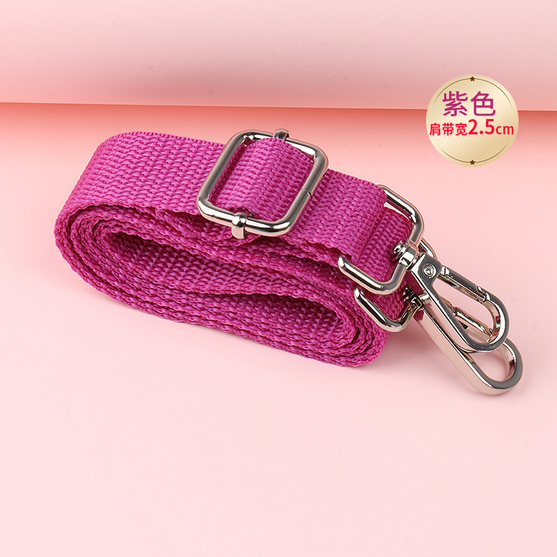 Purple width (silver buckle)