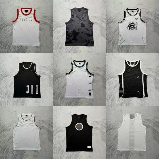 New American Style Basketball Sports Tank Top for Men Quick-Dry Loose Breathable Sleeveless Training Fitness Shirt tank top