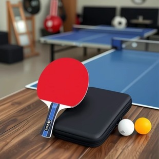 Samsung Table Tennis Racket Double Racket Set Training Racket Competition Racket Adult Student Entry-Level Professional Racket Double-Sided Anti-Adhesive