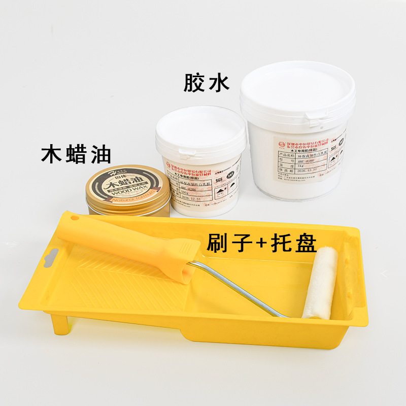 贴木皮专用diy环保木材强力木工白乳胶家具柜门板翻新无甲醛胶水