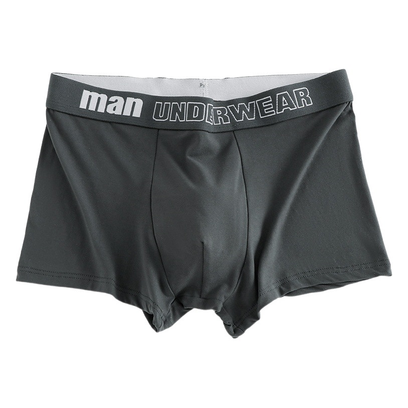 Ropa interior de hombre, entrepierna de algodón para hombre, otoño e invierno, cuatro estaciones, ropa interior antibacteriana, cómoda y transpirable, pantalones cortos bóxer para hombre