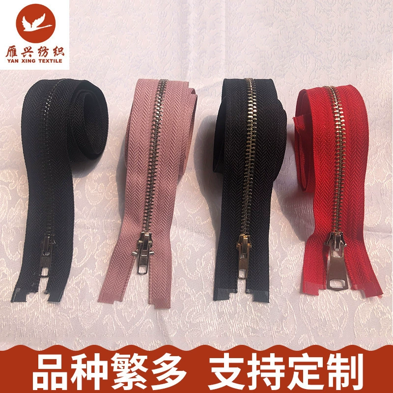 No 5, металлическая молния из чистой меди, титановый сплав, одинарный открытый хвост, верхняя одежда, полоска на молнии, яркий, серебристый, белый, золотой, пуховик на молнии с зубцом