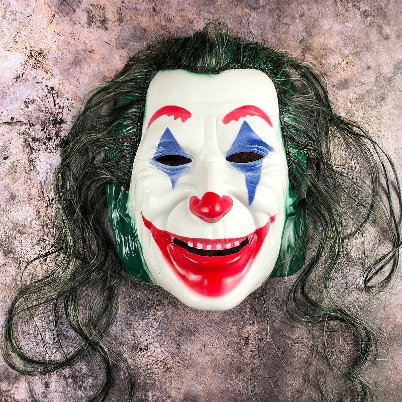 Halloween divertido payaso COS mascarada cara completa horror máscara de miedo casa embrujada sala de escape guión matar