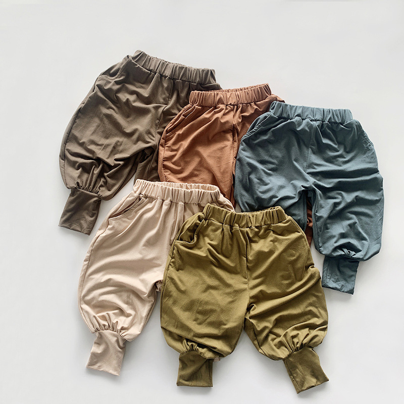 Light and thin soft summer children's breathable trousers for men…