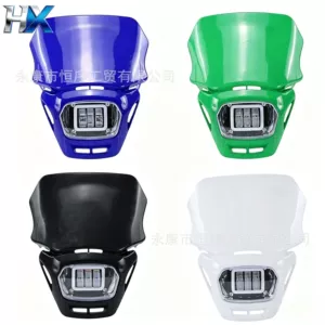 Off-road motorcycle LED headlight modification accessories: Flying Eagle Apollo small high-performance four-eye ghost face square headlight