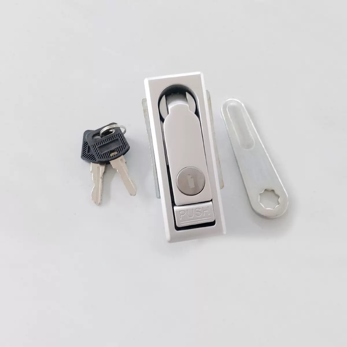 厂家批发MS713系列平面锁 机械机柜门锁 配电柜门锁 工业设备门锁