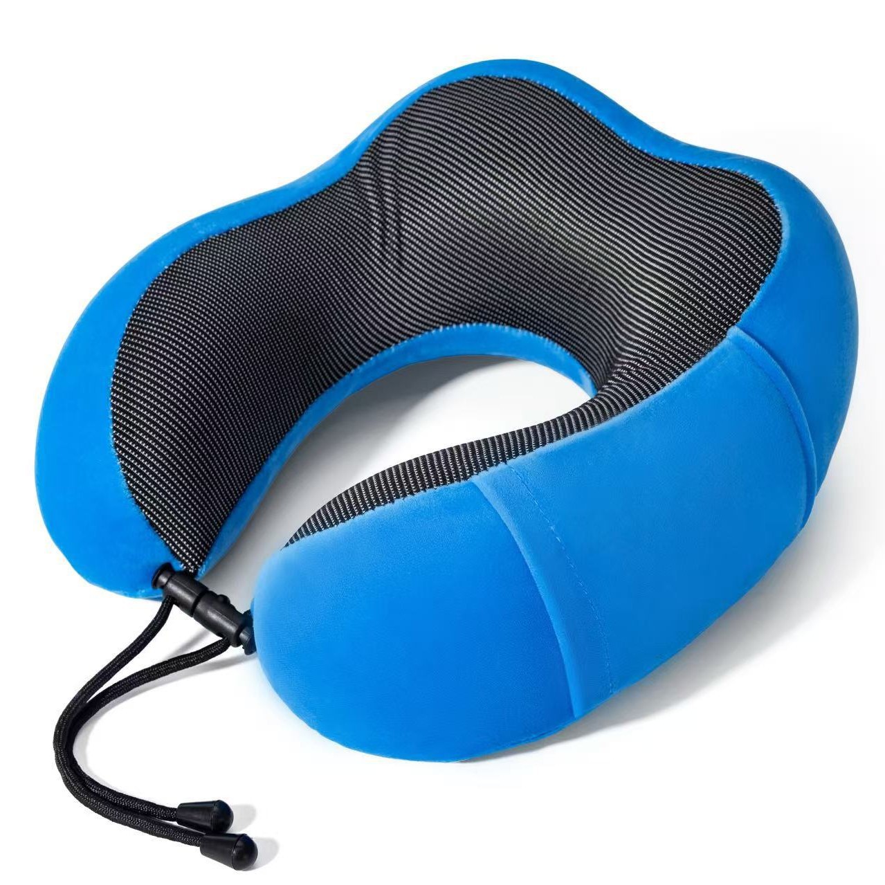 Verano helado sensación fría protección de cuello almohada en forma de U portátil almacenable memoria almohada de cuello de algodón almohada de avión almohada al por mayor existencias