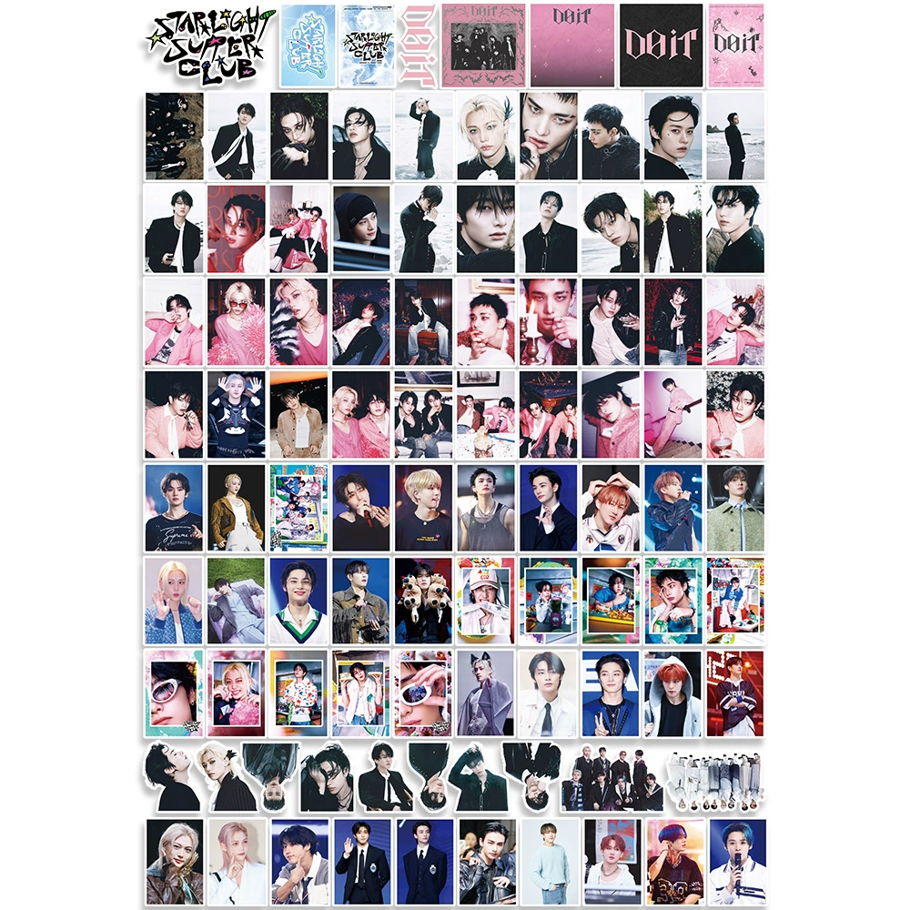 Kpop STICKERS 96 шт Stray Kids Do it same style Huang Xuanchen Fangcan DIY notebook stickers