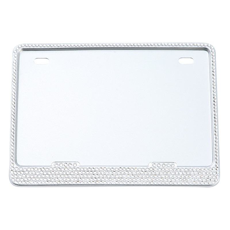Transfronterizo caliente de acero inoxidable marco de la placa de matrícula del coche marco de la placa de matrícula Americana modificación de la placa de coche American Standard