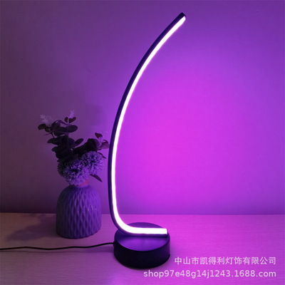 Manufactor Direct selling modern Simplicity Bedside Table lamp Northern Europe Home Furnishing indoor Study Warm originality decorate RGB Table lamp