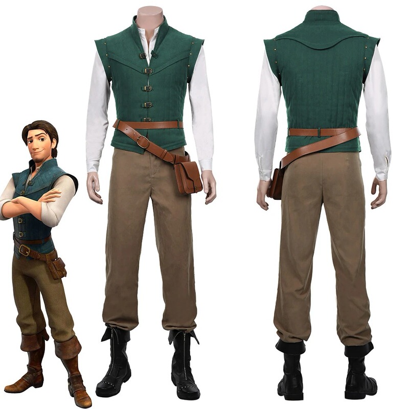 Flynn Ryder cos Suit Rapunzel Magic Wonder Lettuce Prince Cosplay Suit Halloween Costume Flynn Ryder cos Suit Rapunzel Magic Wonder Lettuce Prince Cosplay Suit Halloween Costume