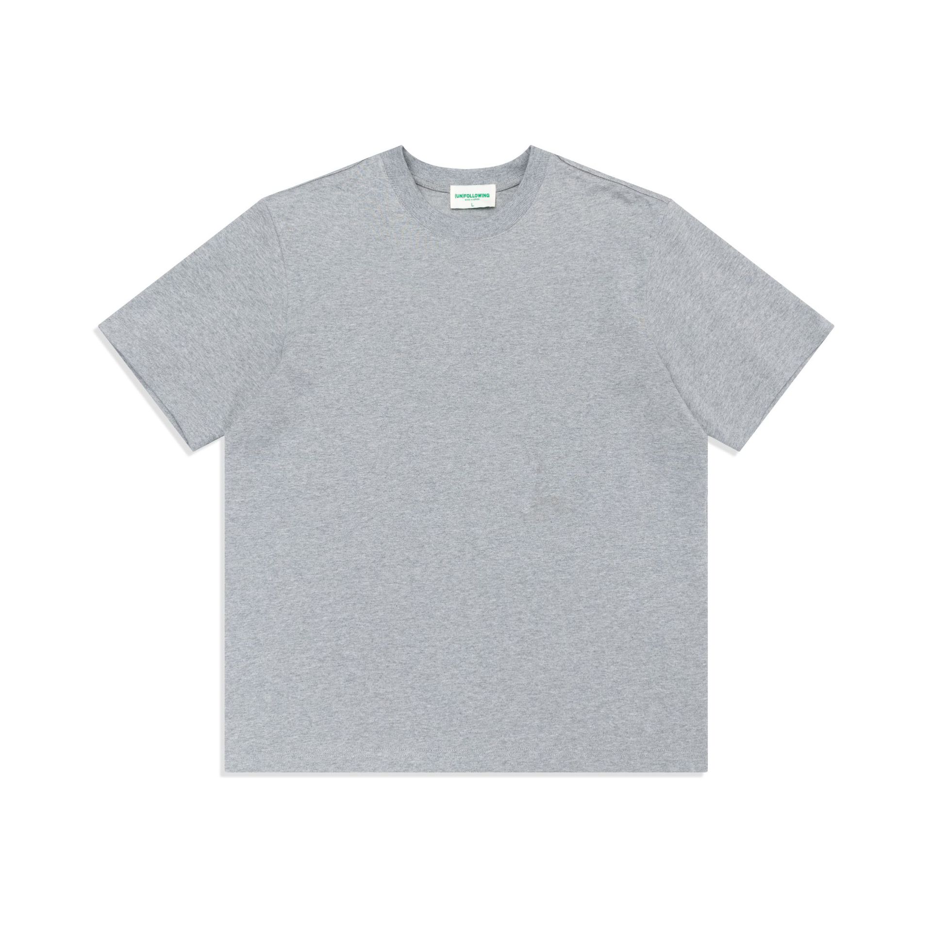 Title 8, T-shirt épaisse en coton pur, double fil, manch...