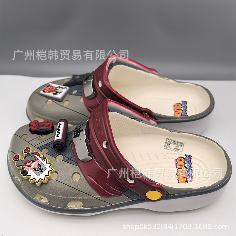 Naruto cruzado Sasuke / Taraya / Ushi kamikaze zapatos de playa cómodos ligeros antiolores EVA