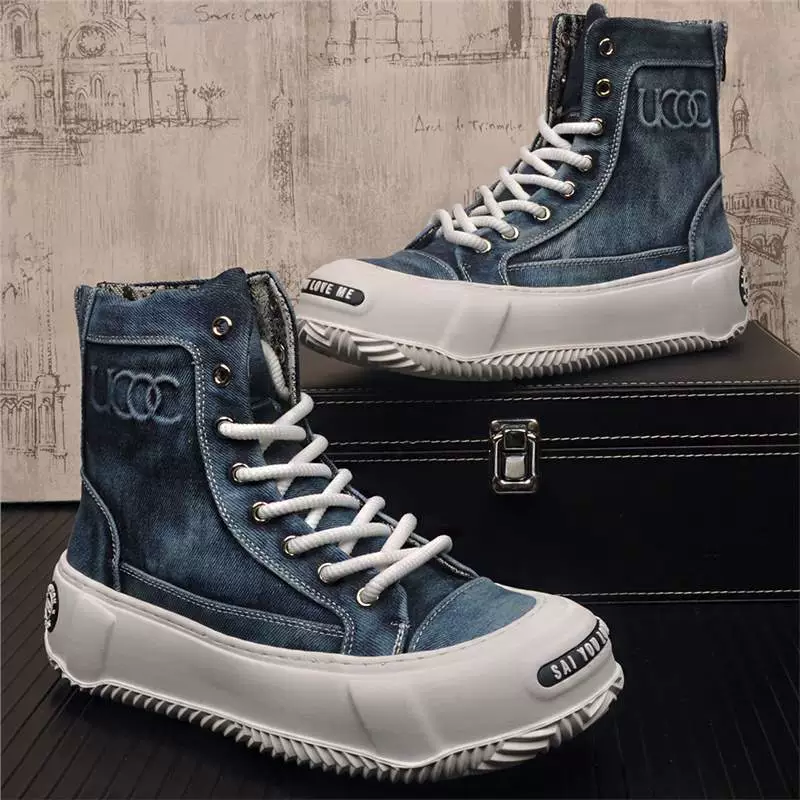 Высокие ботинки Мужские ковбойские сапоги осень 2025 новые мужские сапоги