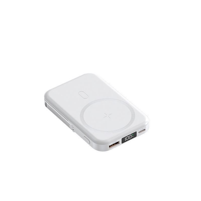 22.5 ワット磁気ワイヤレス電源銀行 10000 mAh 20000 時計携帯電話急速充電にはユニバーサルケーブルブラケットが付属しています|undefined