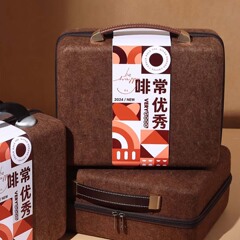 ビジネスモデルフェルトスーツケースカスタムロゴビジネスギフト高級ギフトボックスフェルト大容量ギフト収納ボックス