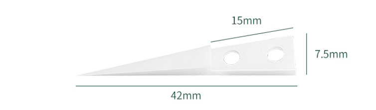 세라믹 핀셋 헤드 쌍 (나사 보내기)