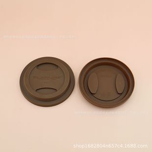 爆款硅胶咖啡杯盖食品级圆形家用水杯茶杯防尘防漏杯盖简约现代