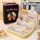 Lu Hao book pencil case large capacity high color value ins wind junior high school girls 2024 new stationery pencil case wholesale
