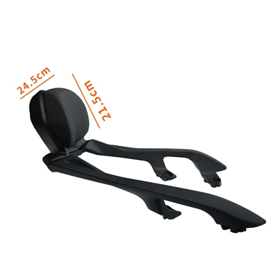Suitable for 25 Models of Yamaha Xmax300 Motorcycles, Aluminum Alloy Rear Rack, Tail Box Bracket, Backrest Modification Parts (Motorcycle tail) - xmax300-rear-backrest