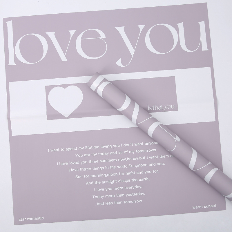 신시아 종이-영원한 회색 보라색 20 장/가방; 58cm * 58cm