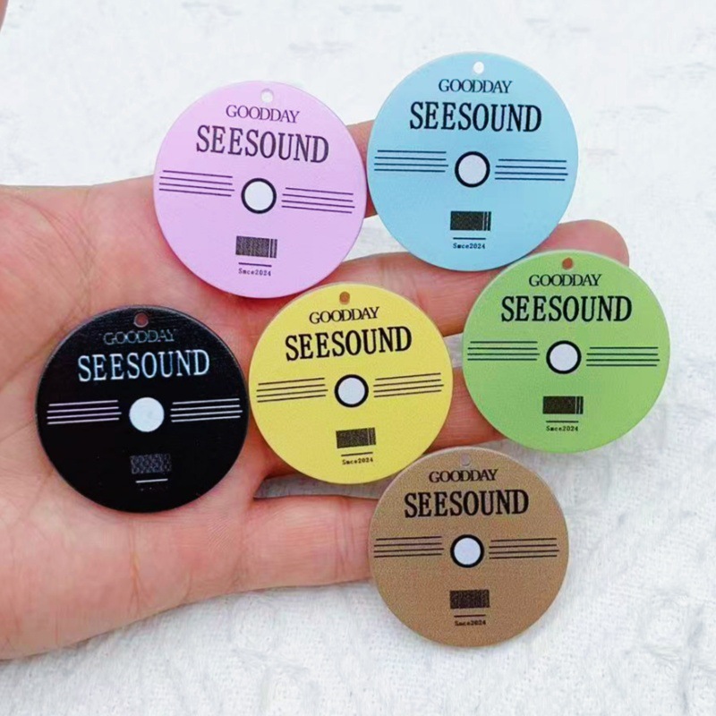 クロスボーダー热い贩売アクリルレトロテープレコード音楽ストラップDIYキーホルダー携帯チェーンネックレスアクセサリー|undefined