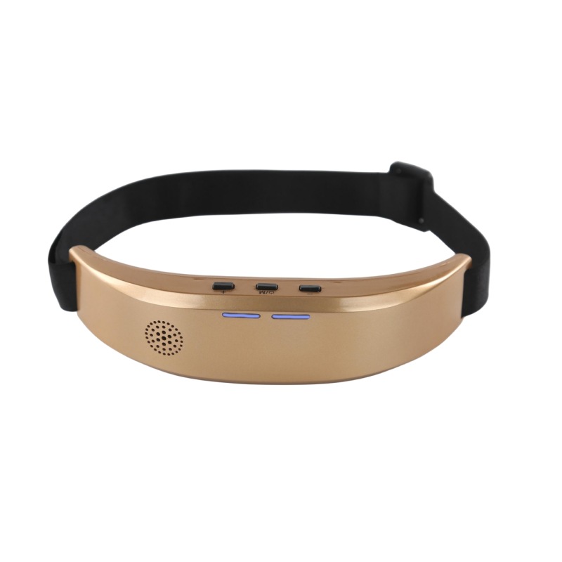 Masajeador de sueño inteligente transfronterizo microcorriente tipo cabeza relajante música mini pulso masajeador de cabeza comercio exterior