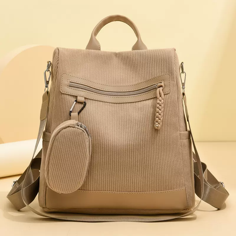 时尚潮流新款双肩背跨境货源女士休闲单肩包子母包加厚大容量韩版