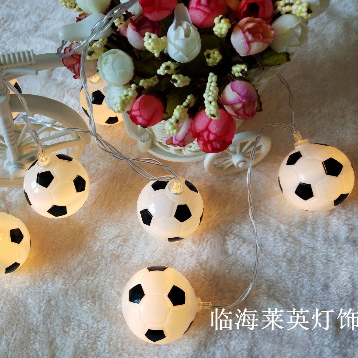 Fábrica directa led luces de cadena de fútbol Copa del Mundo tema bar KTV creativo luces decorativas