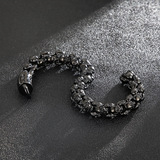 Модный ретро трендовый браслет из нержавеющей стали, оптовые продажи