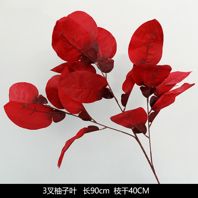 红色仿真花婚礼婚庆场地场景布置道具仿真花束花艺装饰花假花批发|undefined