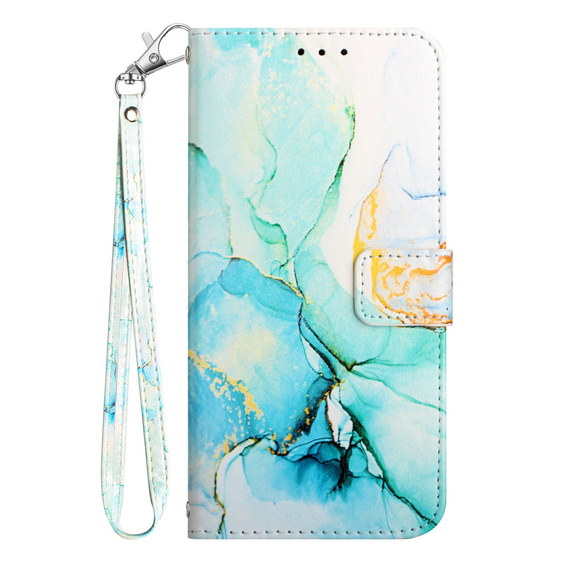 For Samsung A55 marble A35 leather case Samsung S24 folding protective case A05