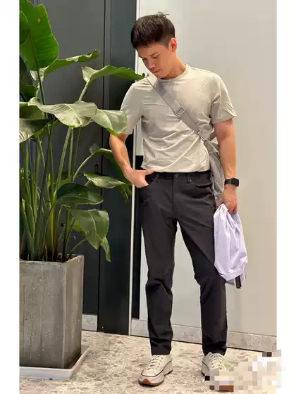 Lululemon Same Style ABC Men's Pants Spring Version Stretch Business Casual Pants Sports Trousers 7021