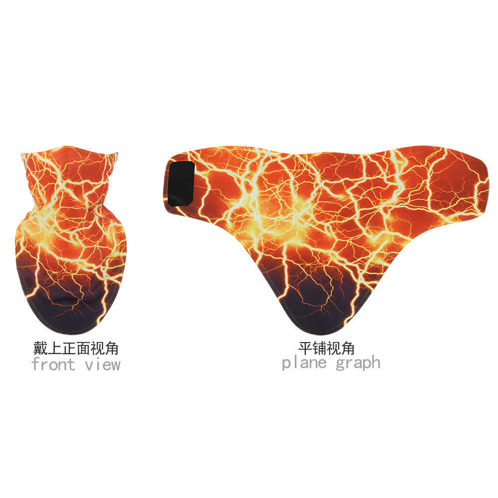 Relámpago amarillo oscuro