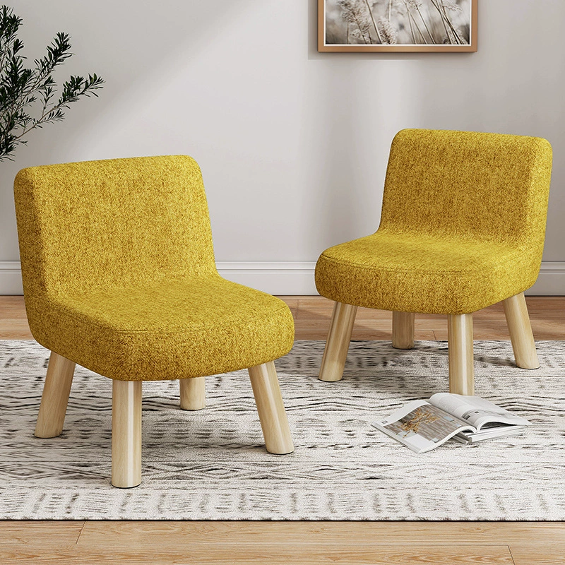 Маленький табурет Бытовой креативный круглый табурет Ткань Твердая древесина Табурет для смены обуви Гостиная Скамья кибер-знаменитостей Ленивый диван Журнальный столик Низкий табурет