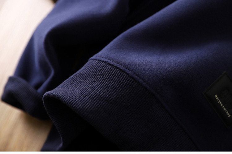 Simple Style Style Simple Style Solid Color Cotton Hoodies & Knitwears